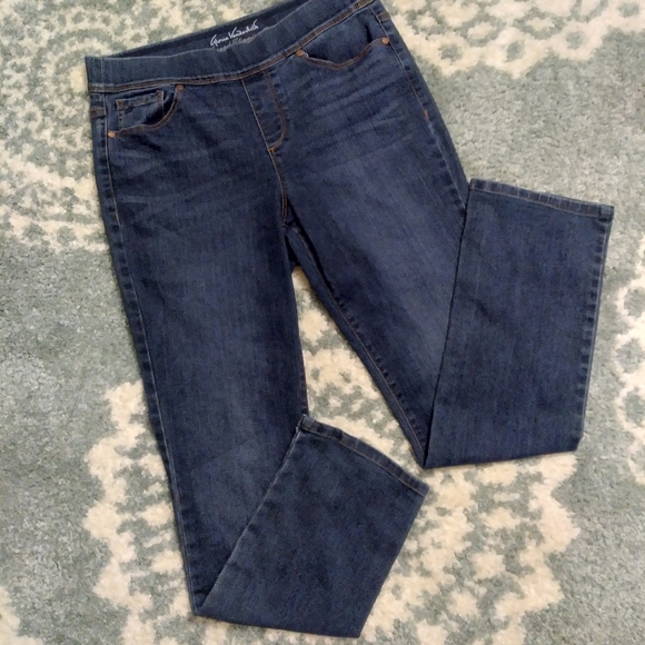 gloria vanderbilt jeans elastic waistband